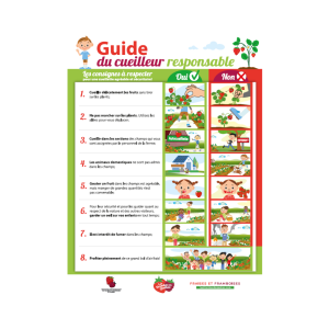 Affiche Guide du cueilleur responsable- Coroplast